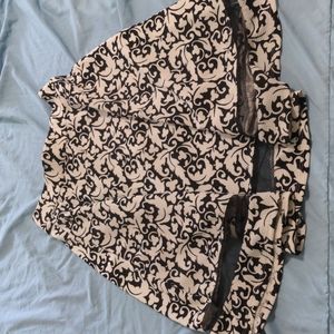 Black and white skirt